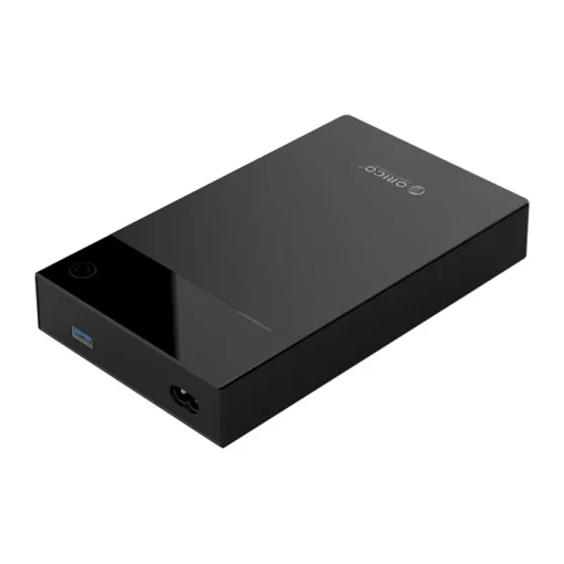 Orico кутия за диск Storage - Case - 3.5 inch, USB3.0, Built-in Power adapter, UASP, black - 3599U3 - Image 3