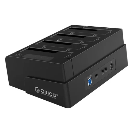 Orico докинг станция Storage - HDD/SSD Dock/Duplicator - 4x 2.5 and 3.5 inch USB3.0, black - 6648US3-C - Image 2