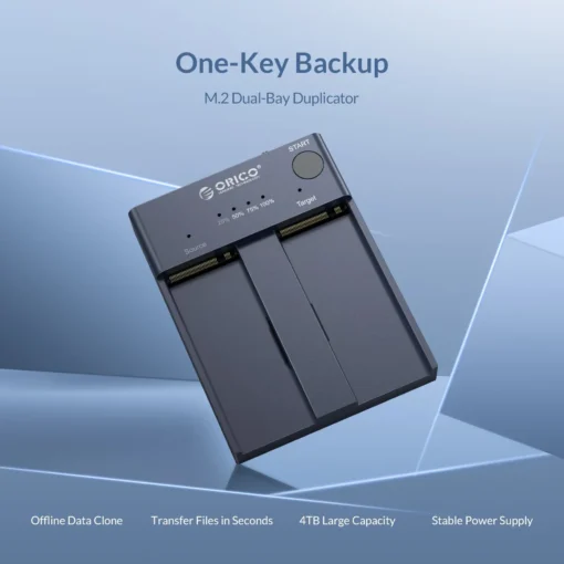 Orico докинг станция Storage - Duplicator for SSD NVMe M.2 - M2P2-C3-C - Image 5