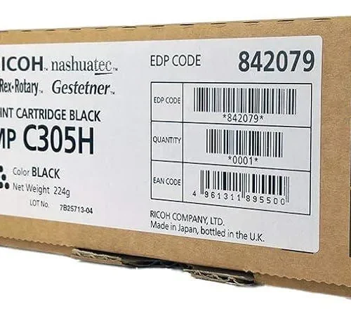 Тонер касета RICOH Black MP C305H, 12000 стр.- MP C305, C305 SP, C305 SPF