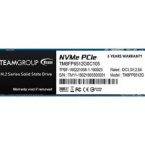 Вътрешен твърд диск Team Group SSD MP33 - 512 GB - M.2 2280 - PCIe 3.0 x4 NVMe - PN