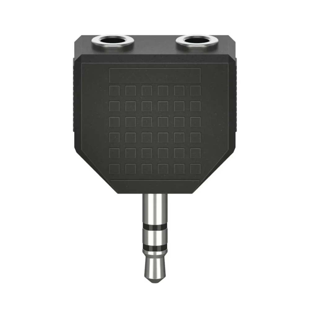 HАМА Аудио адаптер 3.5 mm жак - 2 x 3.5 mm жак женско стерео