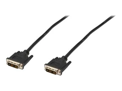 КАБЕЛ DIGITUS - DVI-D 18+1  to DVI-D 18+1 - 20 m - Black - PN AK-320107-020-S