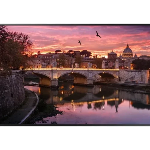 Samsung Professional display QB55R 55 inch glossy 16h/7 350(cd/m2) 3840x2160 (UHD) S6 Player (Tizen 4.0) Wi-Fi/BT 3 years d2d