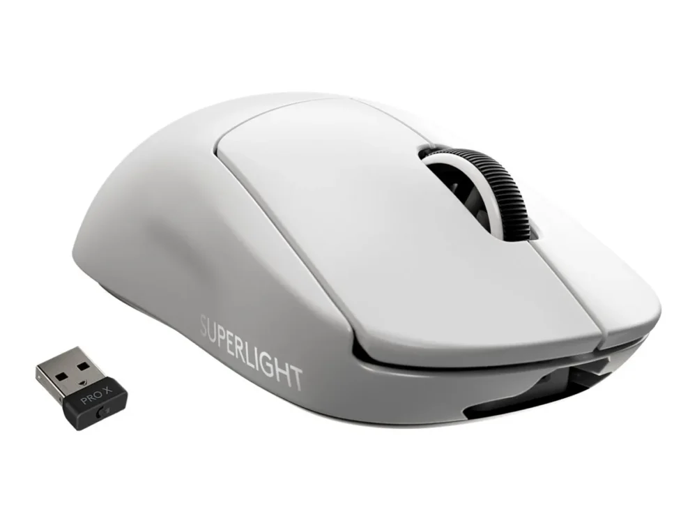 Геймърска МИШКА LOGITECH PRO X Superlight - Wireless - White - PN 910-005942