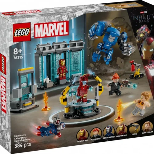 LEGO Blocks Super Heroes 76315 Iron Mans Laboratory: Hall of Armor