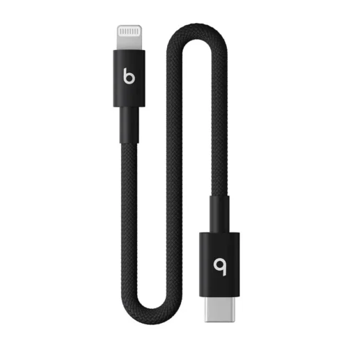 Apple кабел Beats USB C to Lightning 20 cm Black