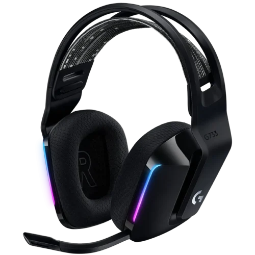 Геймърски слушалки LOGITECH G733 LIGHTSPEED Wireless RGB Gaming Headset - BLACK