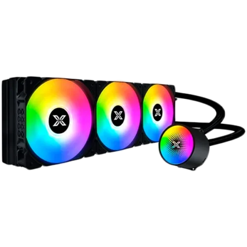 Охладител за процесор Охладител Xigmatek Liquid Killer X 360 EN47703 AIO Liquid Cooler New X logo ARGB Pump Head 3x120mm