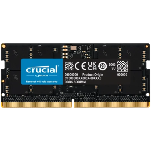 Памет за лаптоп Crucial 32GB DDR5-5600 SODIMM CL46 (16Gbit)