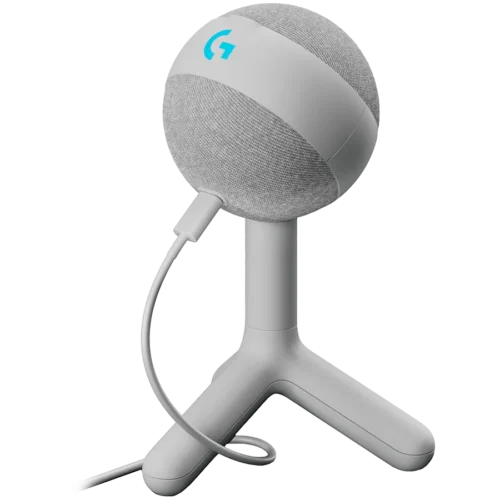 Геймърски микрофон LOGITECH G Yeti Orb RGB Gaming Microphone - LIGHTSYNC - OFF WHITE -
