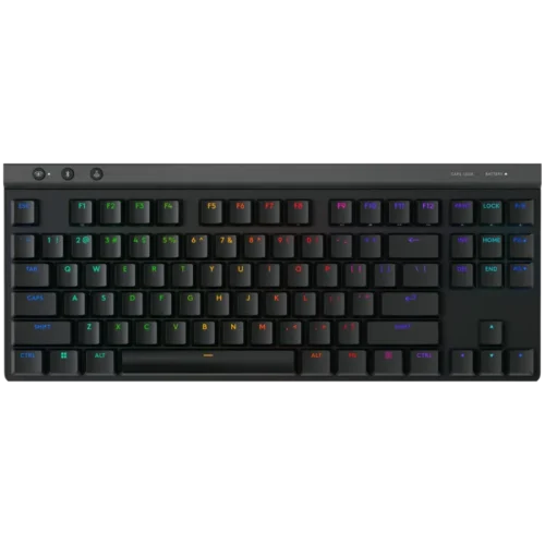 Геймърска клавиатура LOGITECH G515 TKL Gaming Keyboard - BLACK - US INTL - 2.4GHZ/BT - EMEA28i-935 -
