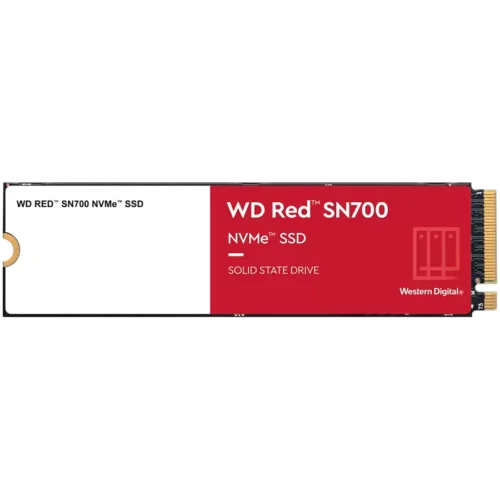SSD диск SSD NAS WD Red SN700 2TB M.2 2280-S3-M PCIe Gen3 x4 NVMe Read/Write: 3400/2900 MBps IOPS 480K/540K TBW: