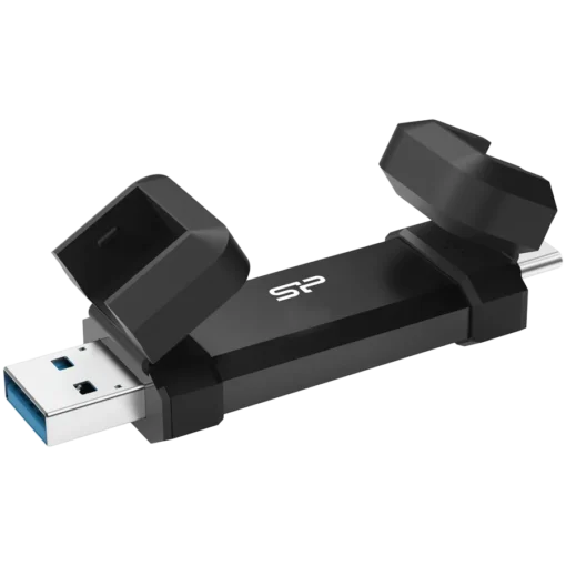 Външен SSD диск Silicon Power 1TB DS72 Dual USB-C/USB 3.2 Gen 2, Portable External SSD, Steam Deck and iPhone 15 Pro, R/W: up to 1050MB/s; 850MB/s, Black - Image 115
