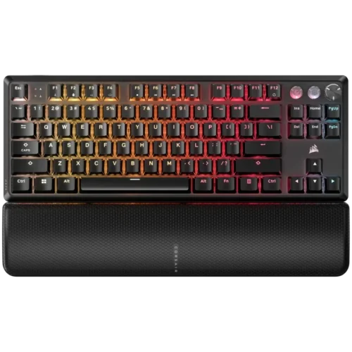 Геймърска клавиатура Corsair K70 PRO TKL High-Performance Hall Effect Programmable Gaming Keyboard with Rapid
