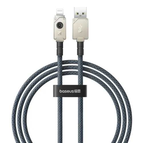 кабел за мобилен телефон Кабел за данни Baseus Unbreakable Lightning 1.0m Черен -