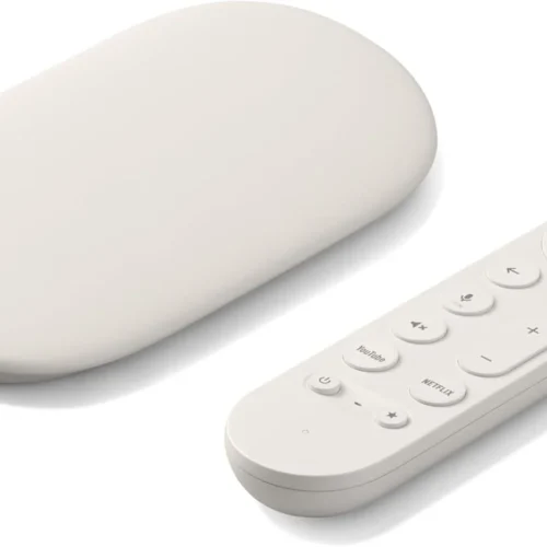 Мултимедиен плеър Google TV Streamer 4K 32GB с дистанционно