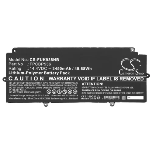 Батерия за лаптоп Fujitsu FPCBP536 144V 3450mAh CAMERON SINO
