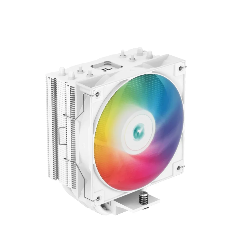 DeepCool охладител CPU Cooler AG400 White - Addressable RGB - LGA1700/AM5