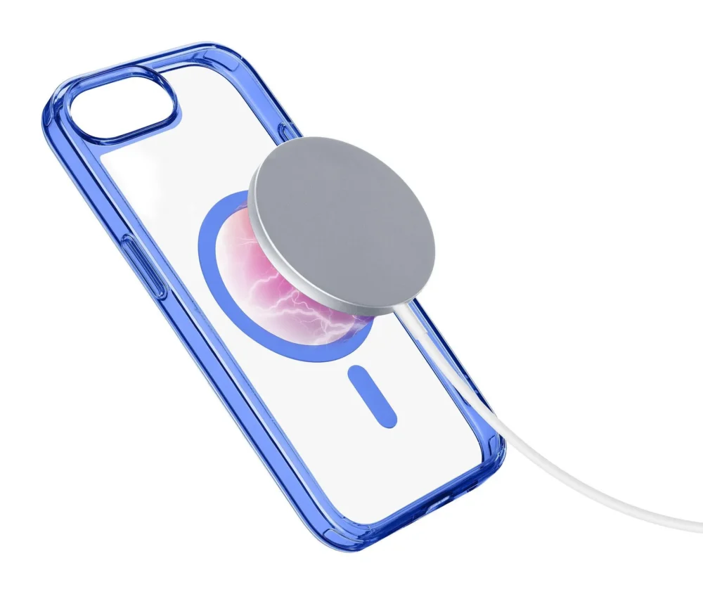 Калъф Iconic Mag за iPhone 16Е син