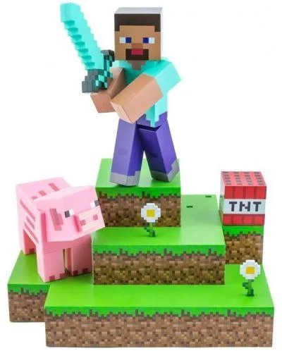 Лампа Paladone: Minecraft - Steve Diorama Light PP9463MCF