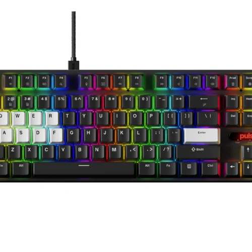 Pulsar професионална геймърска механична клавиатура Professional Gaming Mechanical Keyboard PCMK 2 HE TKL ANSI Black - 8K Gateron Magnetic Switches