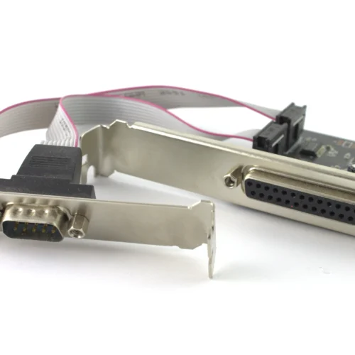 Адаптер (преходник) Платка PCI-E  към  Serial + Parallel port No