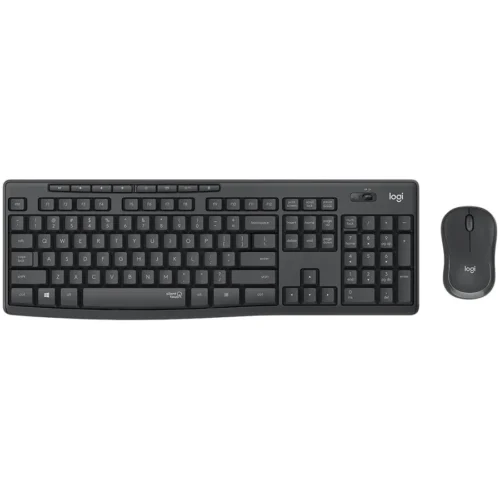 Клавиатура LOGITECH MK295 Silent Wireless Combo - GRAPHITE - US INTL