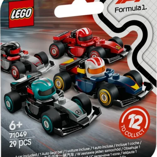 LEGO Bricks Minifigures 71049 F1 Collectible Race Car (1 pcs)