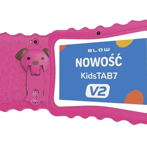 BLOW Таблет KidsTAB7 V2 4/32GB pink case camera 2MP
