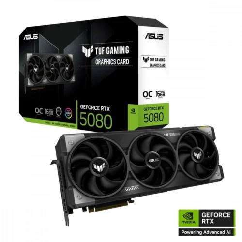 Asus видео карта GeForce RTX 5080 TUF GAMING OC 16GB GDDR7 256bit DP/HDMI