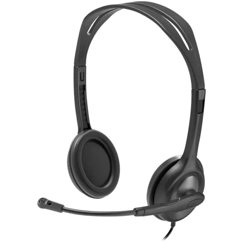 Слушалки LOGITECH H111 Corded Stereo Headset - BLACK - 3.5 MM