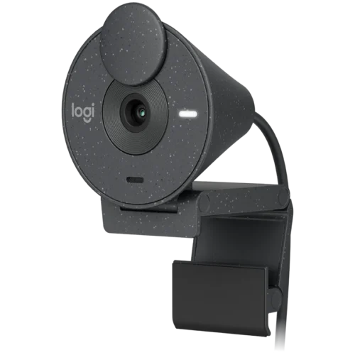 Уеб камера LOGITECH Brio 300 Full HD webcam - GRAPHITE - USB