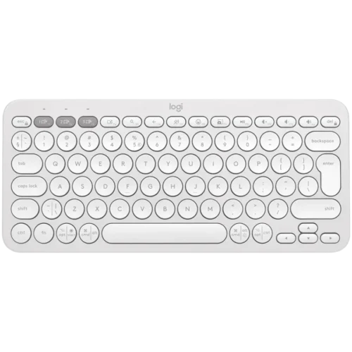 Клавиатура LOGITECH K380S Multi-Device Bluetooth Keyboard - TONAL WHITE - US INTL