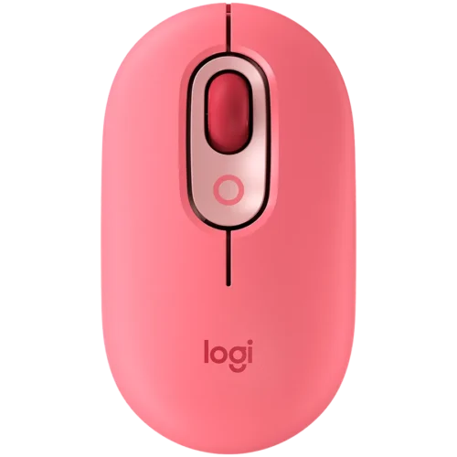 Мишка за компютър LOGITECH POP Mouse with emoji - ROSE - BT - EMEA28i-935 - FY25