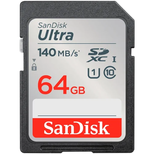 Карта памет SanDisk Ultra 64GB SDXC Memory Card 140MB/s