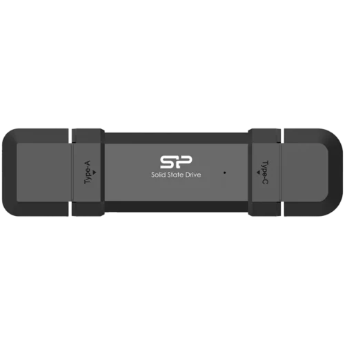 Външен SSD диск Silicon Power 500GB DS72 Dual USB-C/USB 3.2 Gen 2 Portable External SSD Steam Deck and iPhone 15 Pro R/W