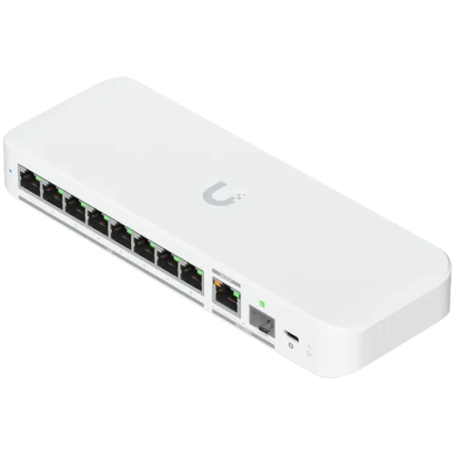 Kомутатор Ubiquiti switch USW-Flex-2.5G-8-EU 8-port 2.5 GbE ports 10 GbE PoE+ input port for power / SFP+ port