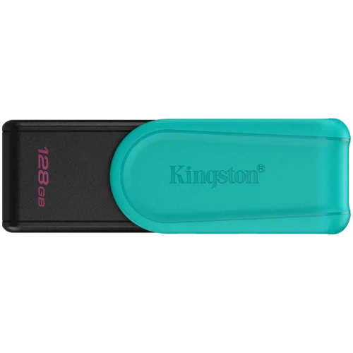 USB памет Kingston 128GB Portable USB 3.2 Gen 1 DataTraveler Exodia S (Black/Turquoise)