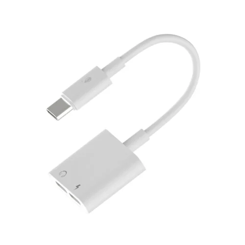 Адаптер (преходник) Преходник One Plus NB1248 Type-C към  Type-C F + Type-C F 0.15m Бял -