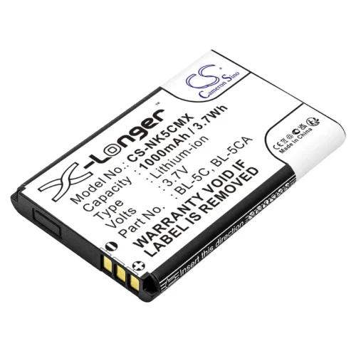 Батерия за мобилен телефон CAMERON SINO BL-5C за Nokia 105 2700 3110 5130 6230 E50 3.7V