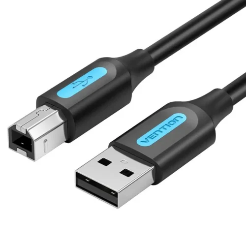Vention Кабел USB 2.0 A Male to B Male Black 1m - COQBF