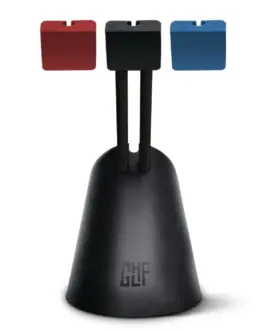 Alternative view of Геймърски аксесоар за кабела на мишката FragON 3 сменяеми цвята - Черно