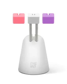 Alternative view of Геймърски аксесоар за кабела на мишката FragON 3 сменяеми цвята - Бял