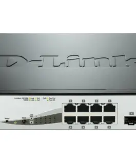 Комутатор D-Link 8-Port Gigabit PoE Smart Switch with 2 SFP ports DGS-1210-08P