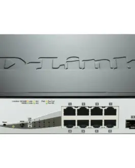 Комутатор D-Link 8-Port Gigabit PoE Smart Switch with 2 SFP ports DGS-1210-08P