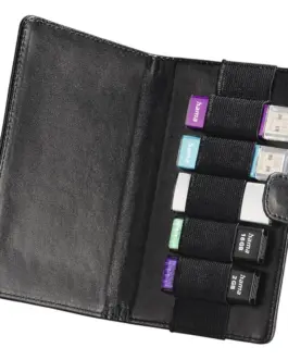 HAMA Калъф "Vegas" за 5 USB памети черен