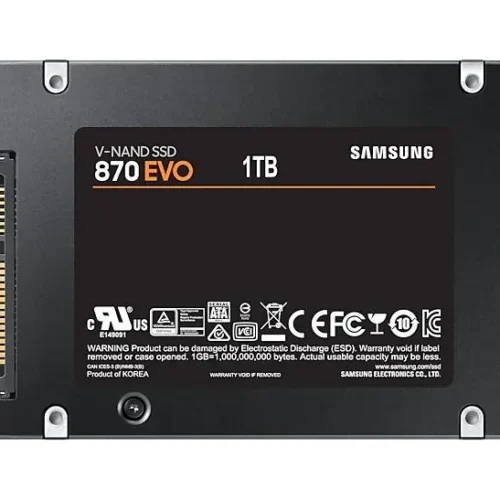 Alternative view of SSD диск SAMSUNG 870 EVO SATA 2.5, 1TB, SATA 6 Gb/s, MZ-77E1T0B/EU