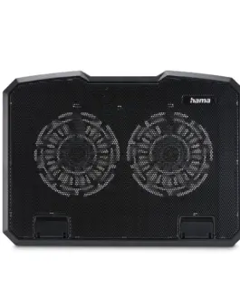 Hama Охлаждаща поставка за лаптоп "Black Metal" 40 см (15.6") 126806