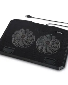 Alternative view of Hama Охлаждаща поставка за лаптоп "Black Metal", 40 см (15.6"), 126806